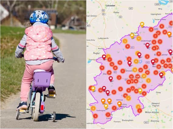Northamptonshire's residents have put forward thousands of ideas to make the county safer for cyclists and pedestrians.