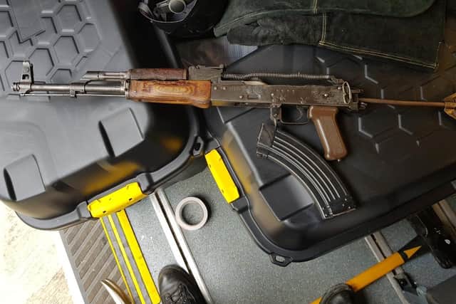 This gun was seized. Credit: EN Police Team