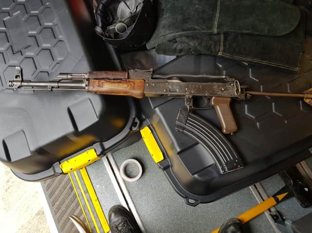 This gun was seized. Credit: EN Police Team