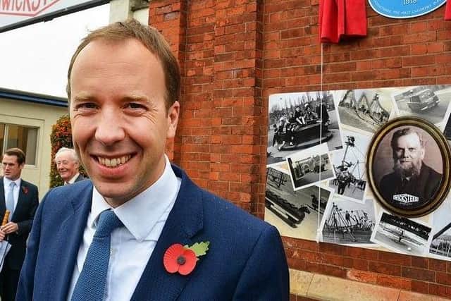 Health Secretary Matt Hancock visited the park in 2018