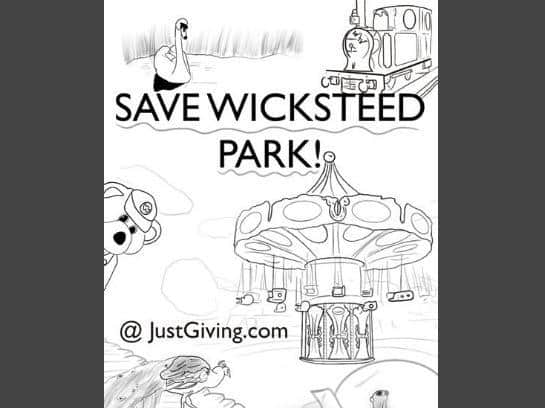 Annabelle Elliott, 10, drew this poster to be pinned in windows on the idea of Gayle Fletcher