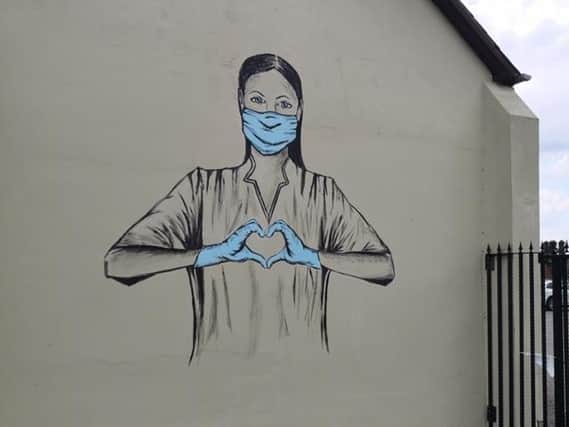 Nene Court Holdings commissioned this mural to pay tribute to the NHS