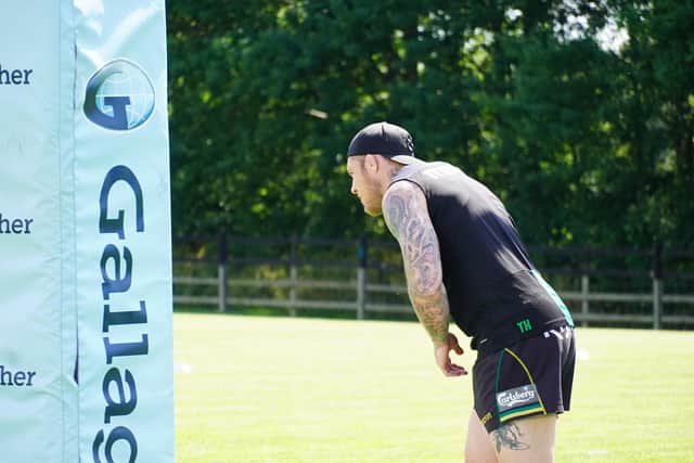 Harrison was put through his paces