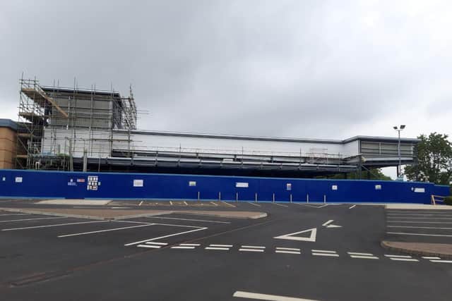 Work is progressing at Kettering's newest supermarket.