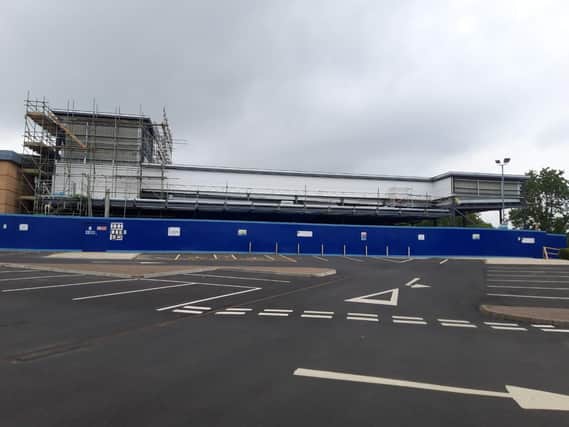 Work is progressing at Kettering's newest supermarket.