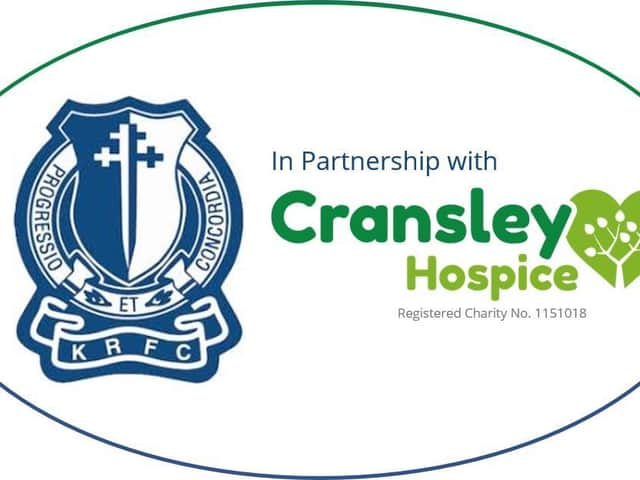 Kettering Rugby Football Club and Cransley Hospice have teamed up
