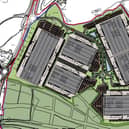 The proposals for the site off the A43 near Stanion