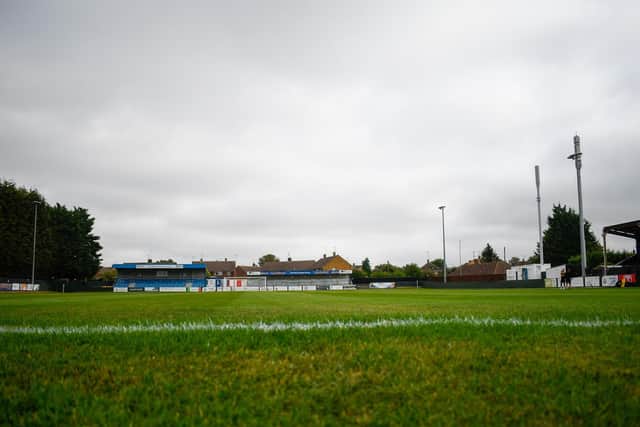 AFC Rushden & Diamonds are looking forward to four home games in a row, starting with Rushall Olympic tonight. Picture courtesy of Hawkins Images