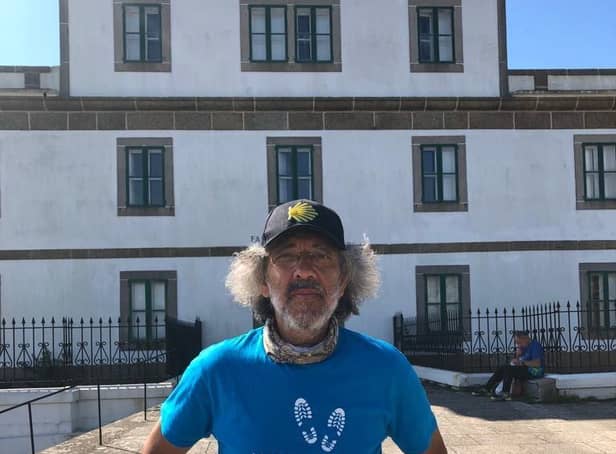 Kemal Chetitah, from Naseby, travelled 27km a day along the Camino Frances route, or the French Way.