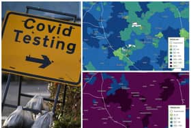 How the county's Covid map has changed since July 1 with rates rocketing