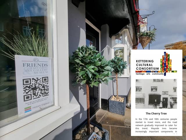 Kettering's Billionaires - the former Cherry Tree pub has a QR code