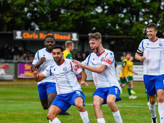 Ravin Shamsi was on target for AFC Rushden & Diamonds in their 1-1 draw with Rushall Olympic