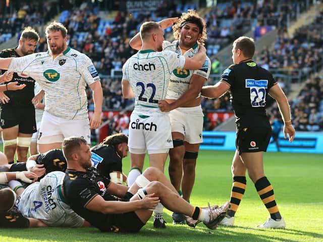 Lewis Ludlam scored for Saints against Wasps but couldn't save his side from defeat