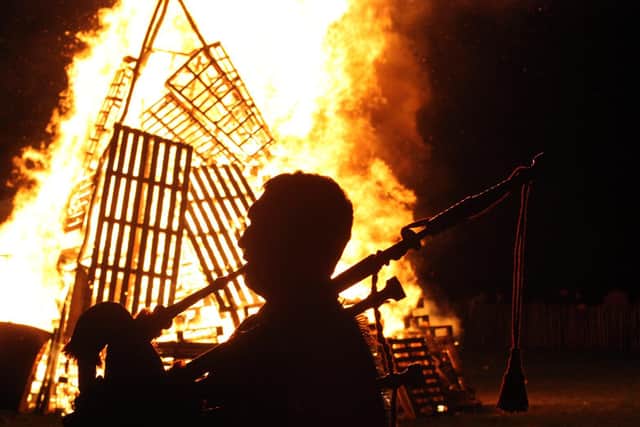 The torchlight parade won't take place