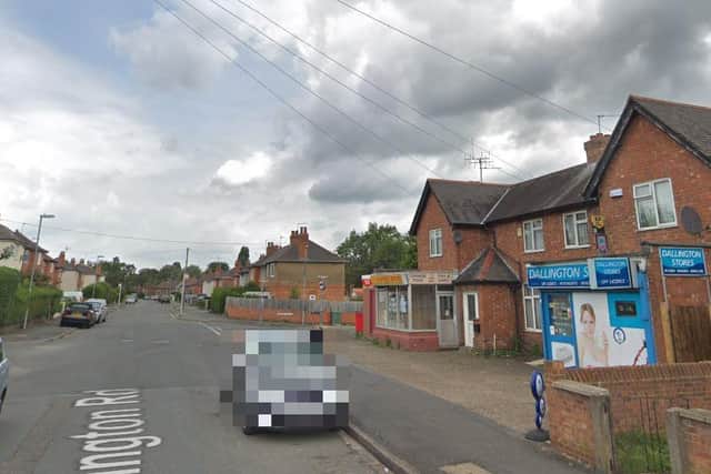 Police are hunting a van driver following an incident near shops in Dallington Road on September 29