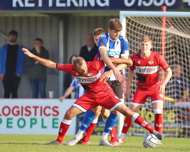 Gary Stohrer is hoping to help Kettering Town reach the first round proper of the FA Cup for the first time in 10 years. Picture by Peter Short