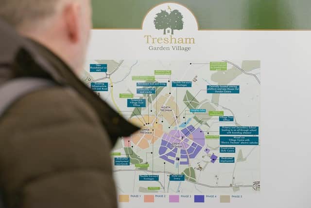 Tresham Garden Village will be located on the former Deenethorpe Airfield. Image: Deene Estates.