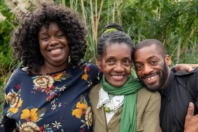 Morcea Walker with Leonie-Jane and son Tim