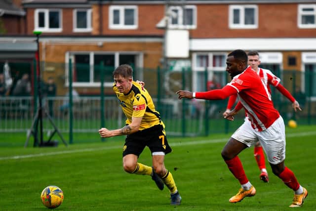 Ben Diamond was on target for AFC Rushden & Diamonds but his goal proved in vain as they were beaten 2-1 at home by Alvechurch