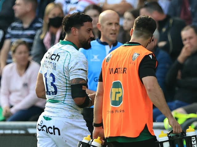 Matt Proctor was forced off early on against Wasps