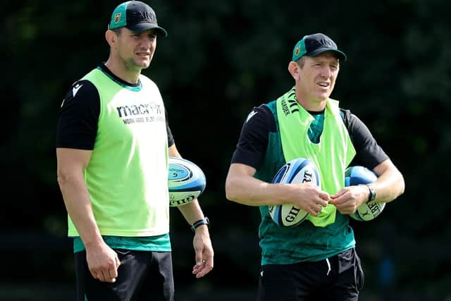 Phil Dowson and Sam Vesty