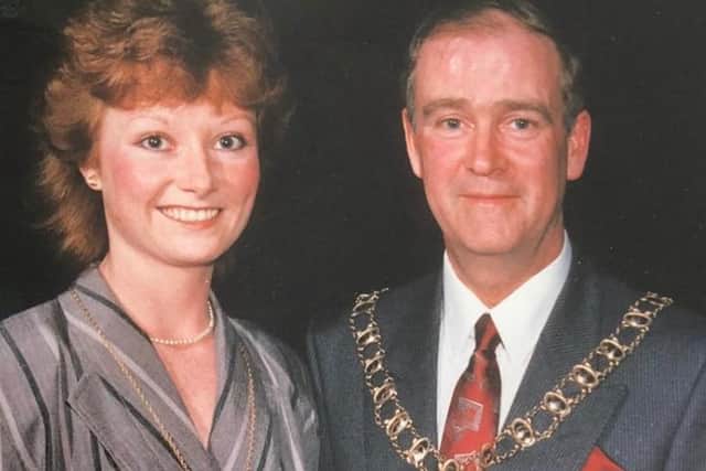 Kim and Peter McGowan in 1989