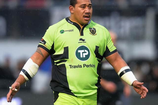 Australian prop Salesi Ma'afu helped Saints win the Premiership title in 2014