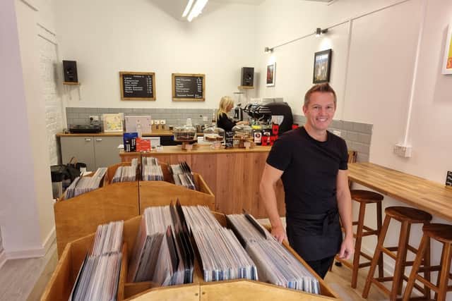 Jason Tagg - owner of Vinyl Coffee