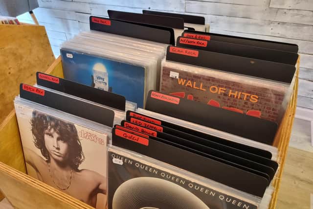 There are pre-loved as well as new vinyl releases