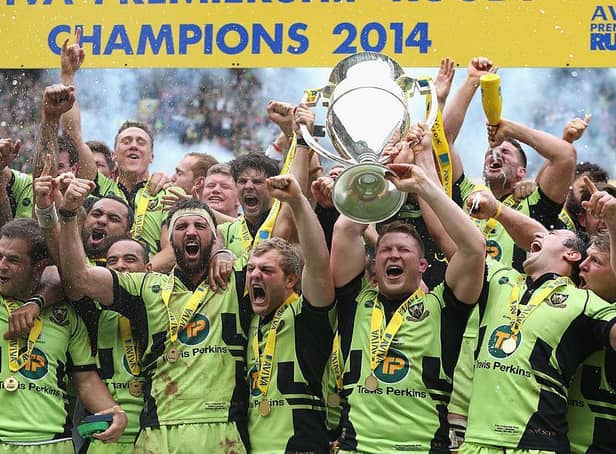 Saints took the Travis Perkins name all the way to Twickenham to win the Premiership title in 2014