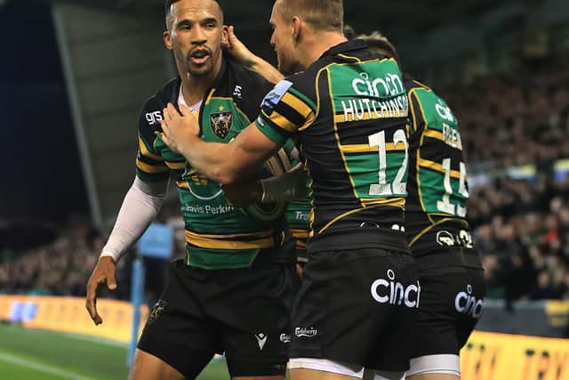 Courtnall Skosan scored three times on his Saints debut