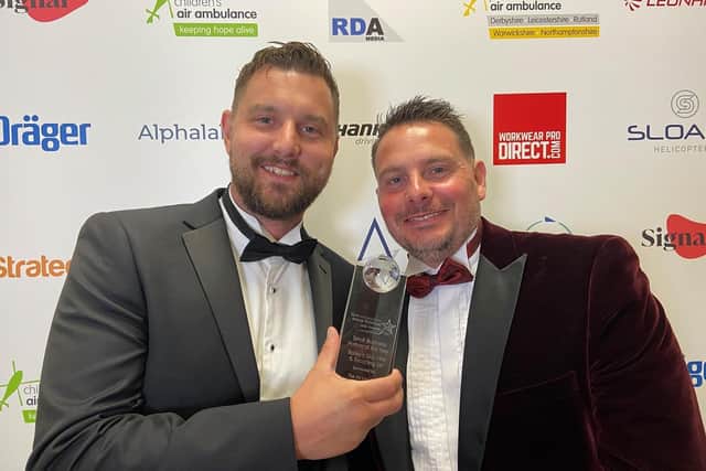 Bailey's Skip Hire received the 'Small Business Partner of The Year' award for their work with The Air Ambulance.