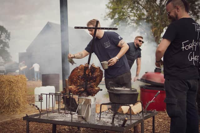 The 'fireworks for foodies' event will take place at The Old Wooodyard in Brixworth.