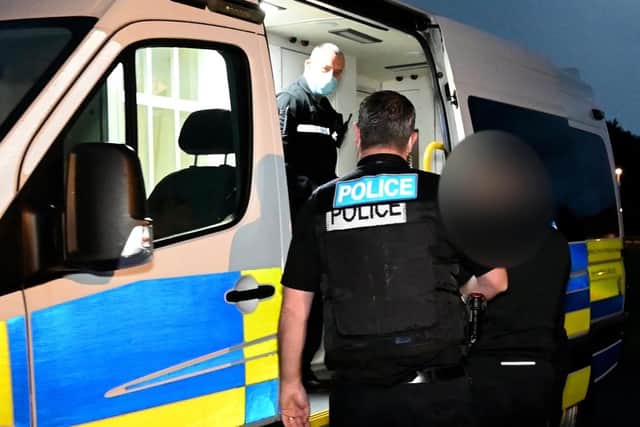There were dawn raids last week by police in Corby