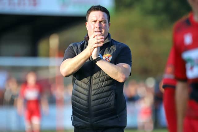 Paul Cox said he received messages of support from the Kettering fans after an approach for his services from AFC Telford United. Picture by Peter Short