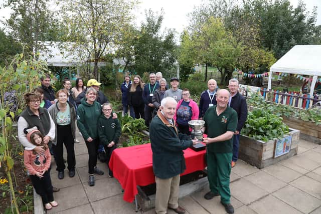 Nominated to accepting the trophy on behalf of the Green Patch was Groundwork stalwart Nigel Bennett.