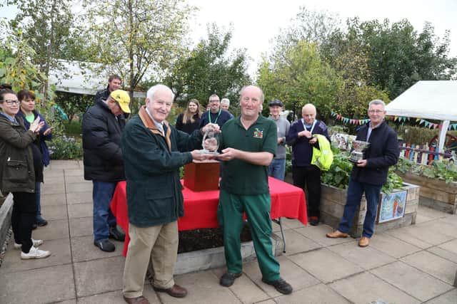 A glass trophy was also handed over for the Green Patch to keep on display