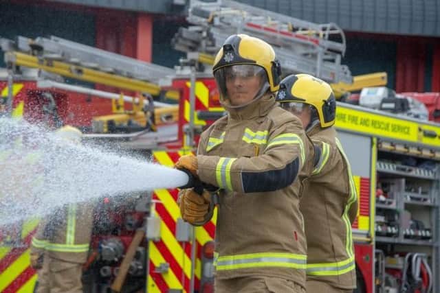 Three Northamptonshire firefighters have been injured after being attacked on calls during the last ten years