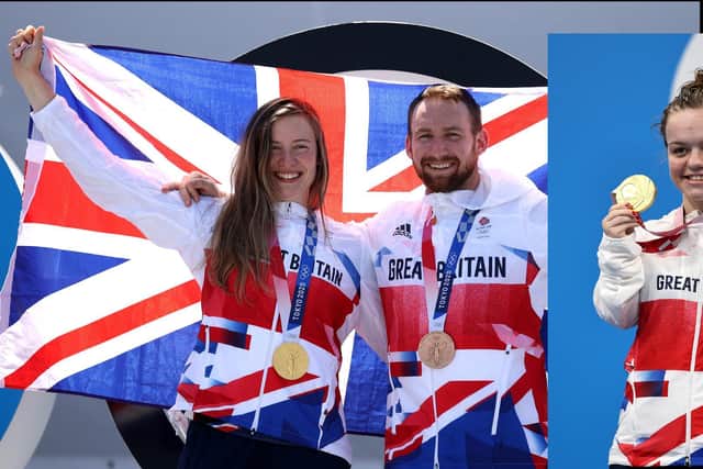 Charlotte Worthington, Declan Brookes and Maisie Summers-Newton