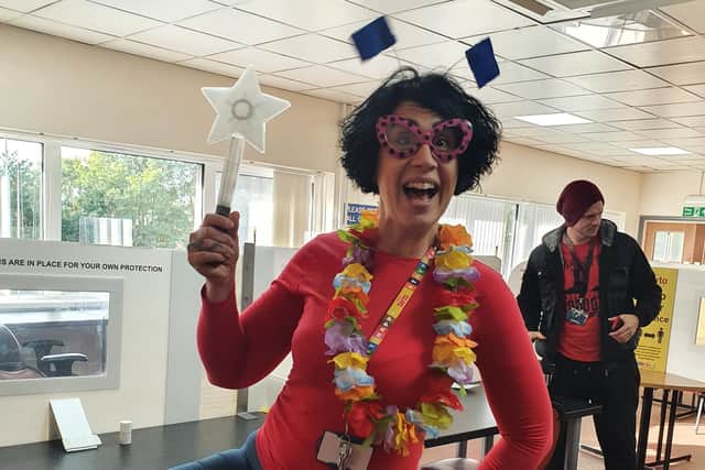Fun was had by the employees as they raised money for the charity