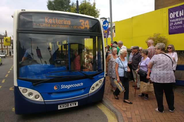 Bus in Wellingborough - file picture