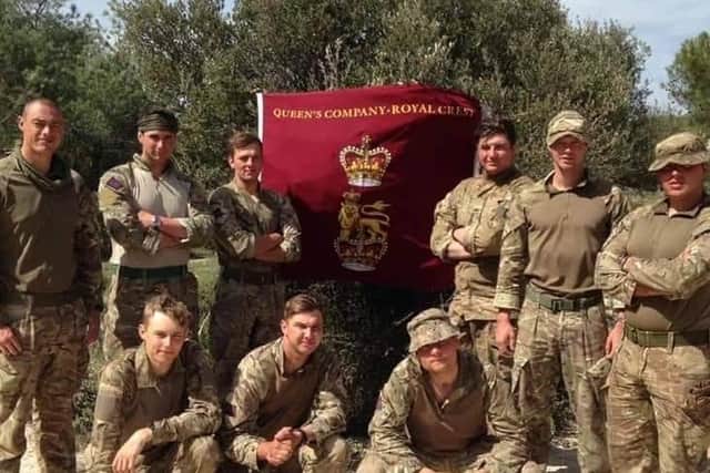 Jimmy and James both served with the Grenadier Guards.