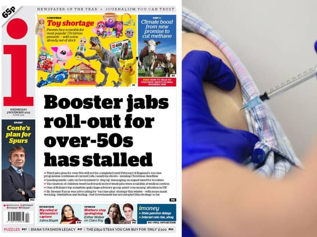 Concerns are being raised over uptake over booster jabs