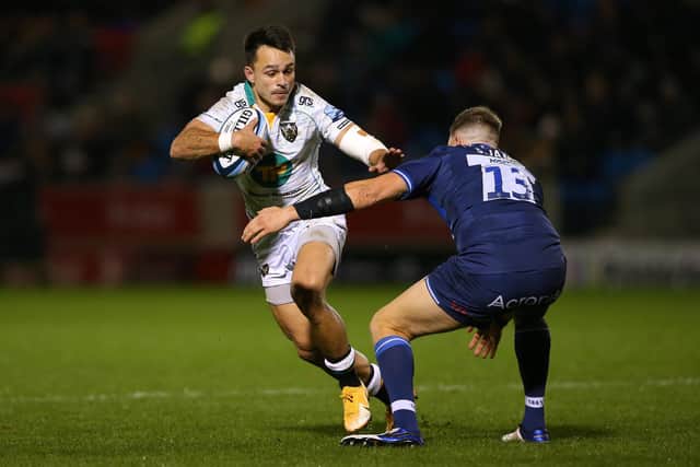 Tom Collins in action against Sale