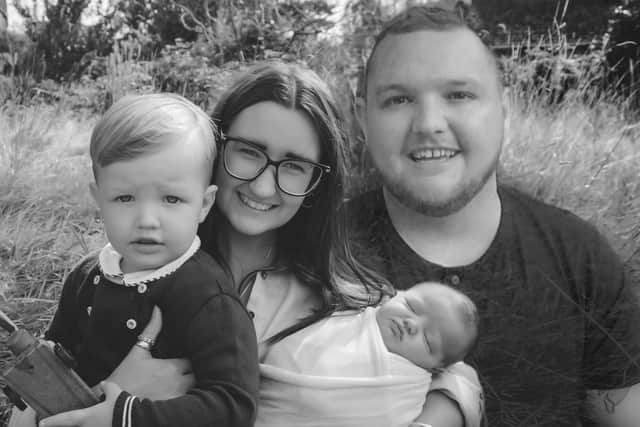 Kyle, Gemma and their children.