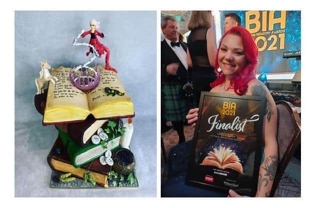 Victoria with her magic cake