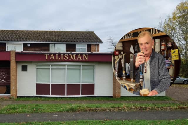 The Talisman will close its doors on Friday (inset manager Russell Fraser)