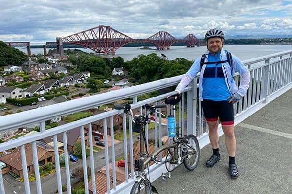 Andy with the bike
