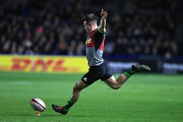 Jamie Benson kicked the winning conversion for Harlequins