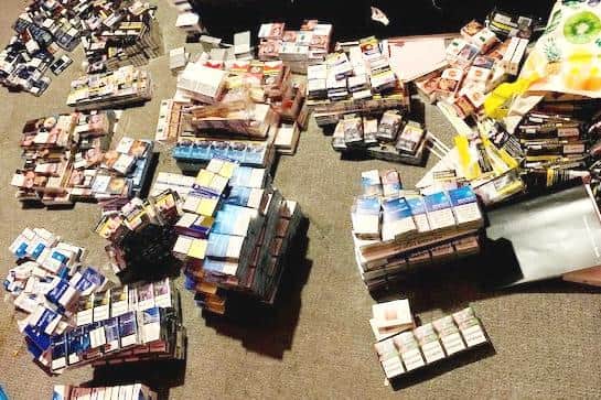 Local Trading Standards teams have seized more than 110,000 suspect cigarettes during raids in Northampton